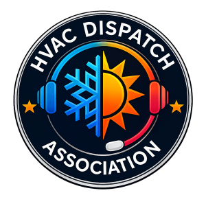 HVAC Dispatch Association certificate badge